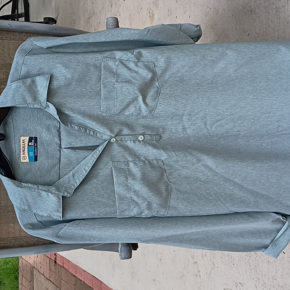 Magellan Outdoors Women's Heather Green Cute Catch Henley Top – 3X, NWT